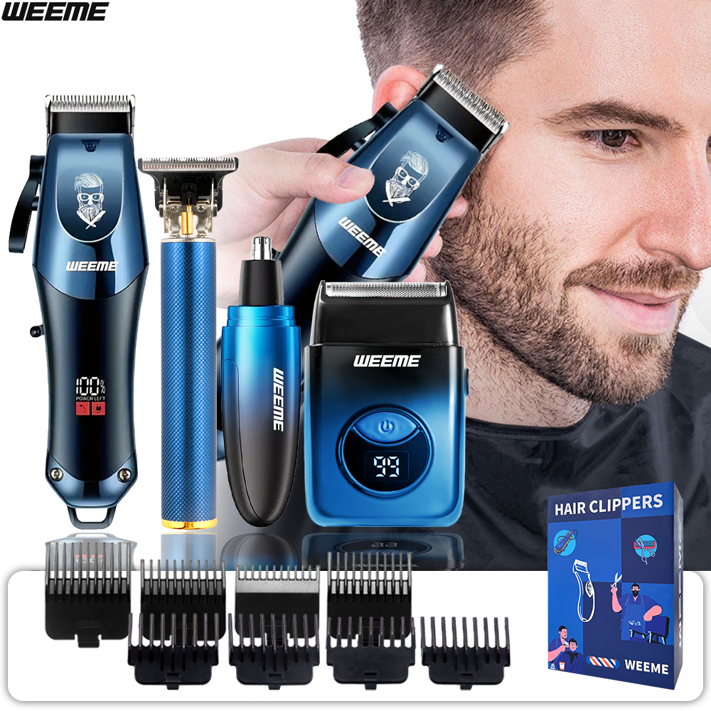 Men'S Grooming Hair And Body Wash - WEEME 4-in-1 Electric Hair Clipper Set