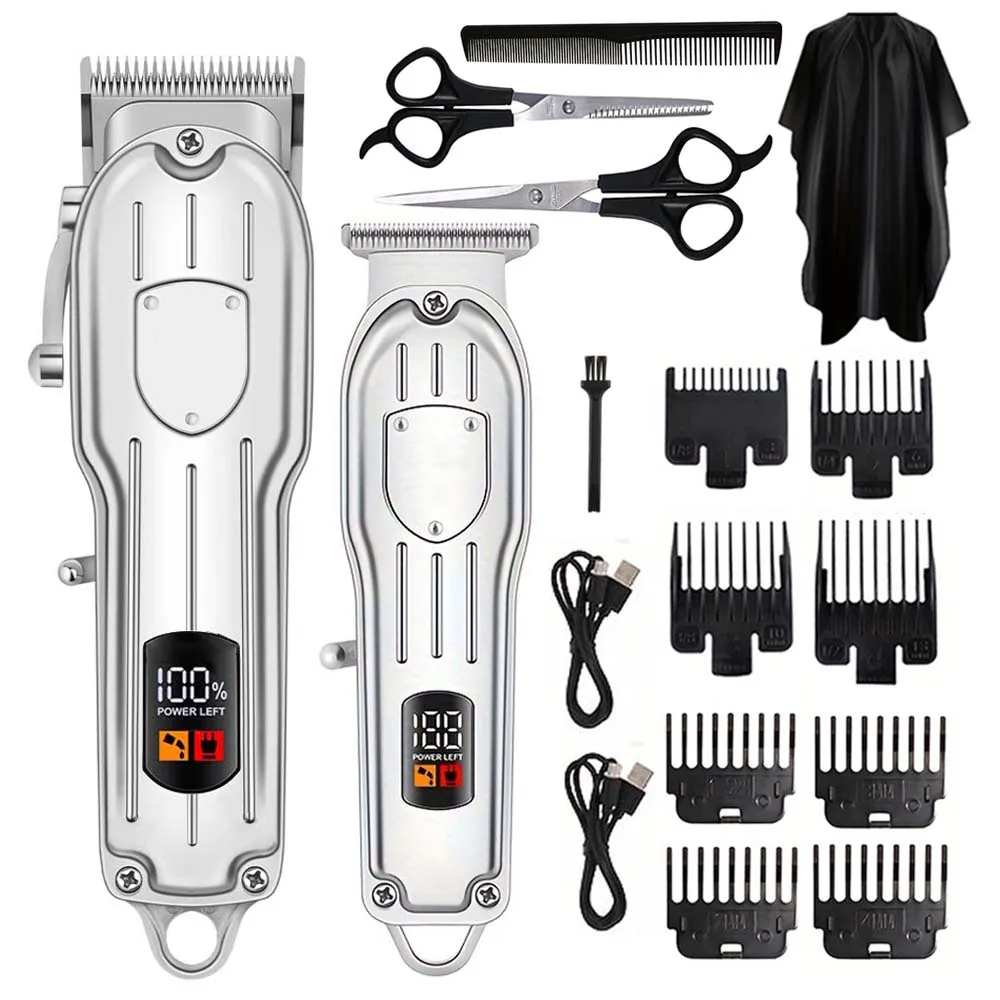 Men'S Grooming Room - Electric Hair Clipper Display Digital Multifunctional
