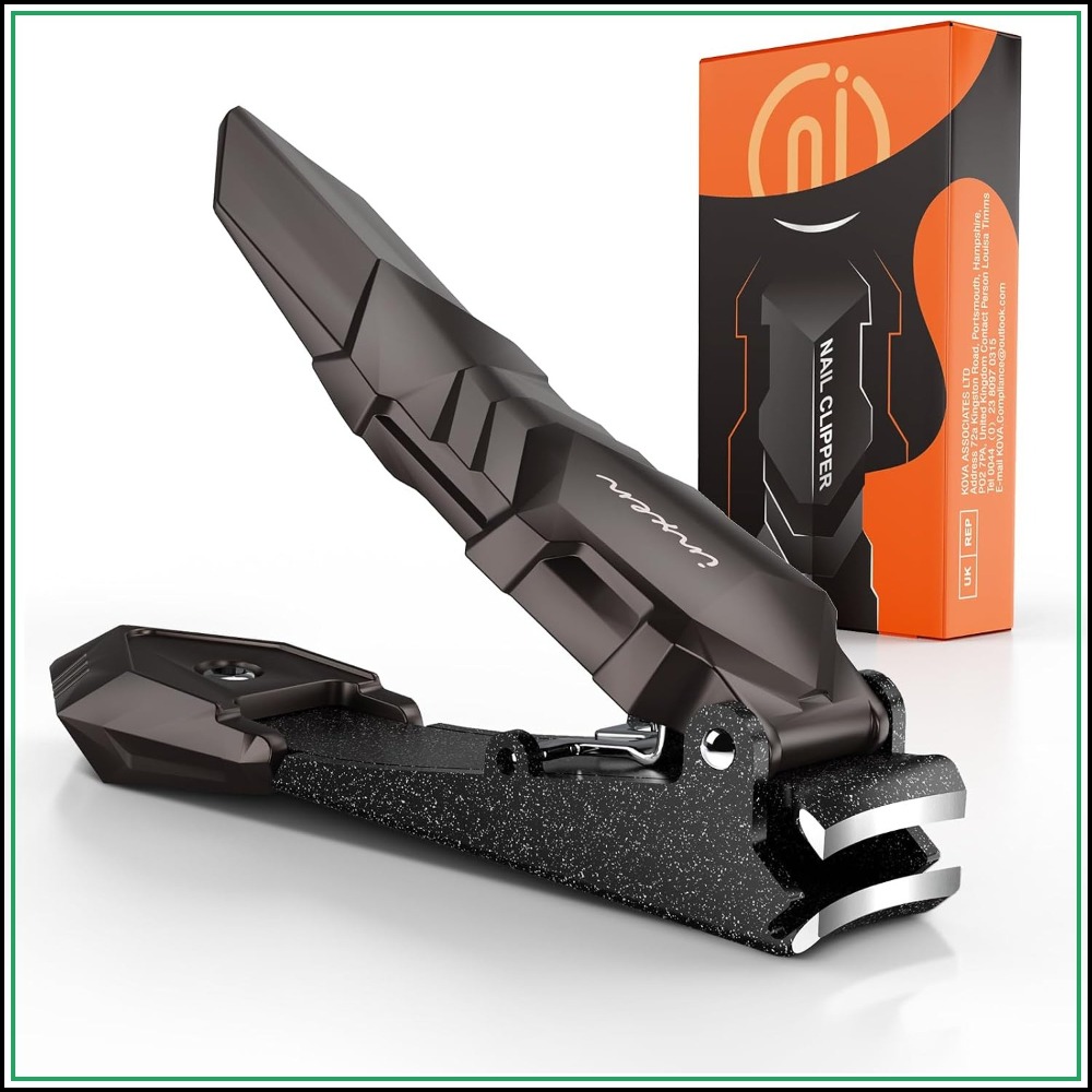 Men'S Grooming Fingernails - Self-Collecting Nail Clippers with Catcher –