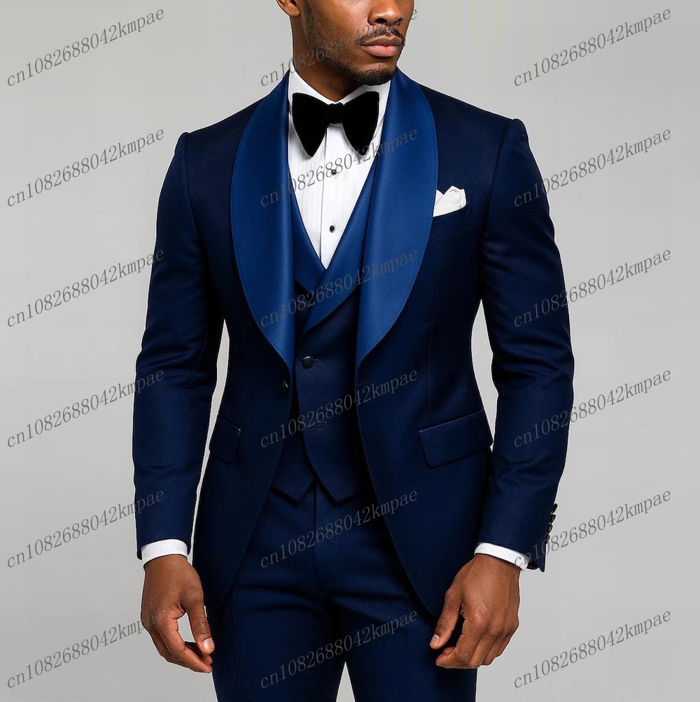 New Navy Blue Formal Men Suit  - Men'S Grooming Room recension och pris