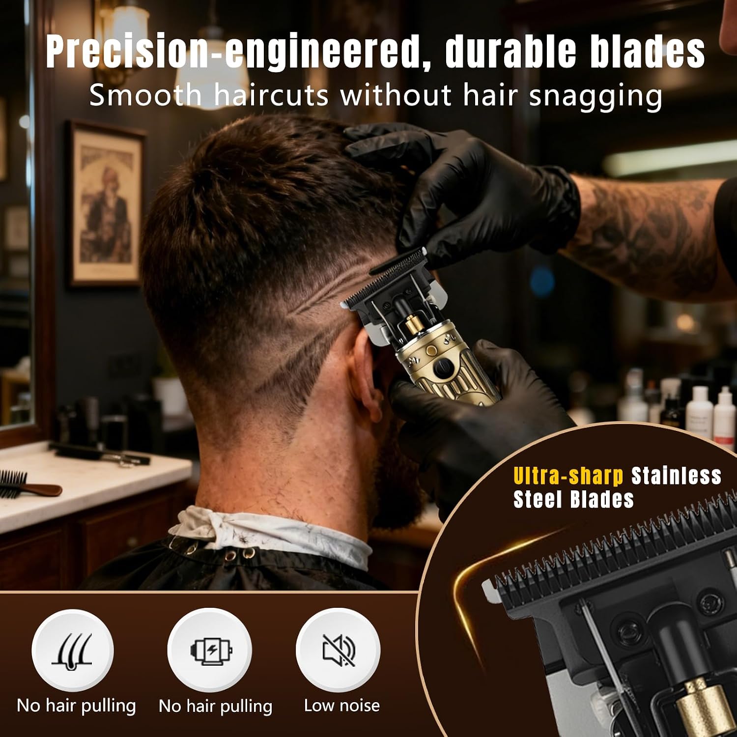 Hair Clippers for Men, T-Blade - Men'S Grooming Blade recension och pris
