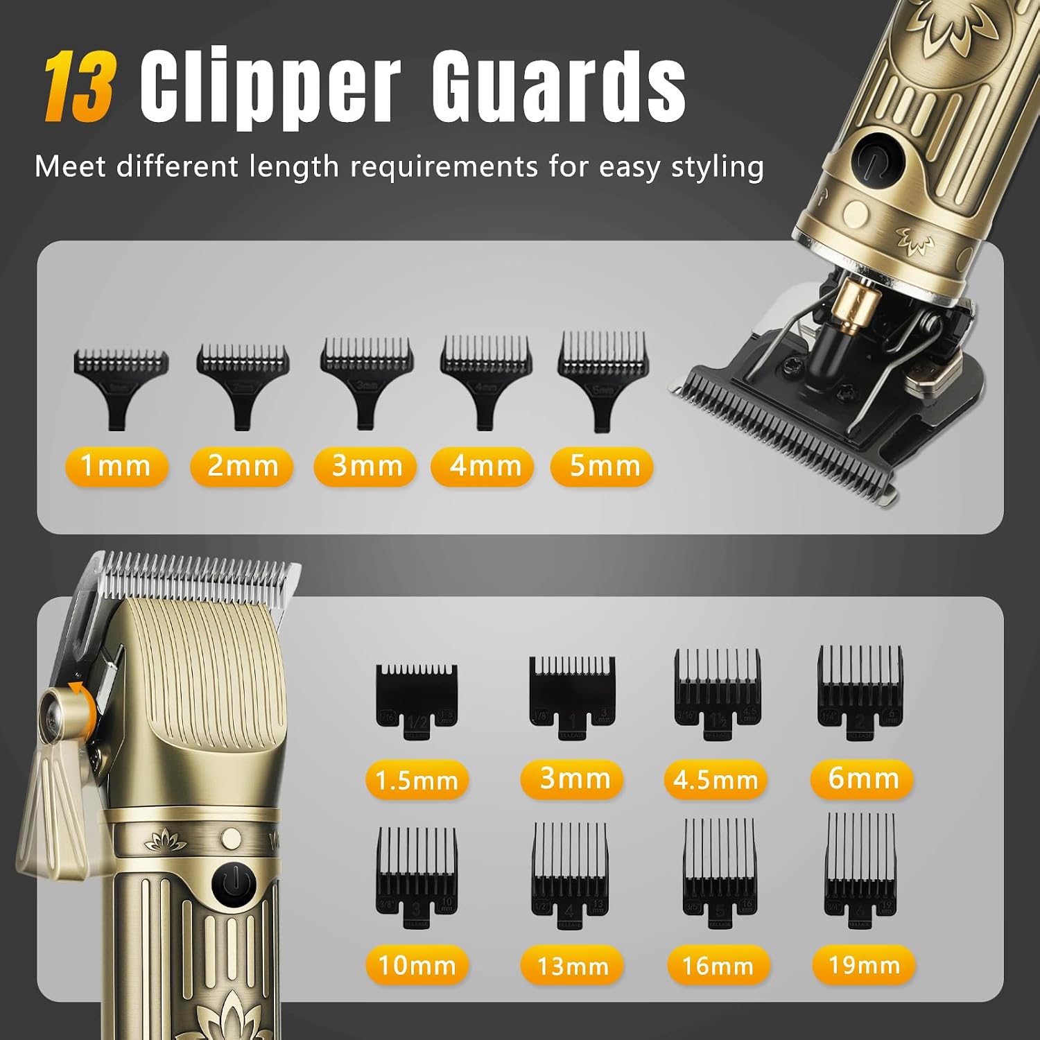 Hair Clippers for Men, T-Blade - Men'S Grooming Blade recension och pris