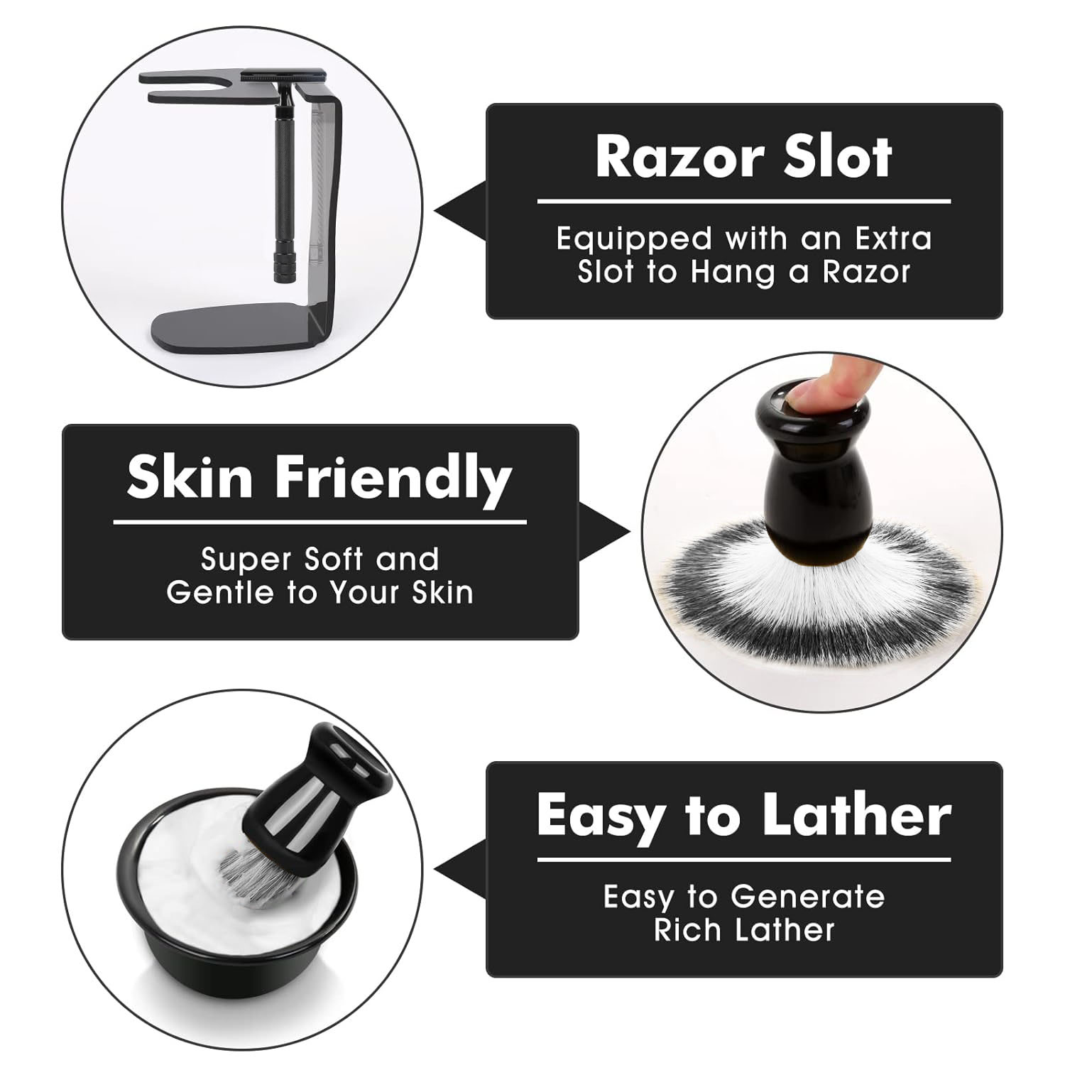 Professional Shaving Kit for M - Men'S Grooming Blade recension och pris