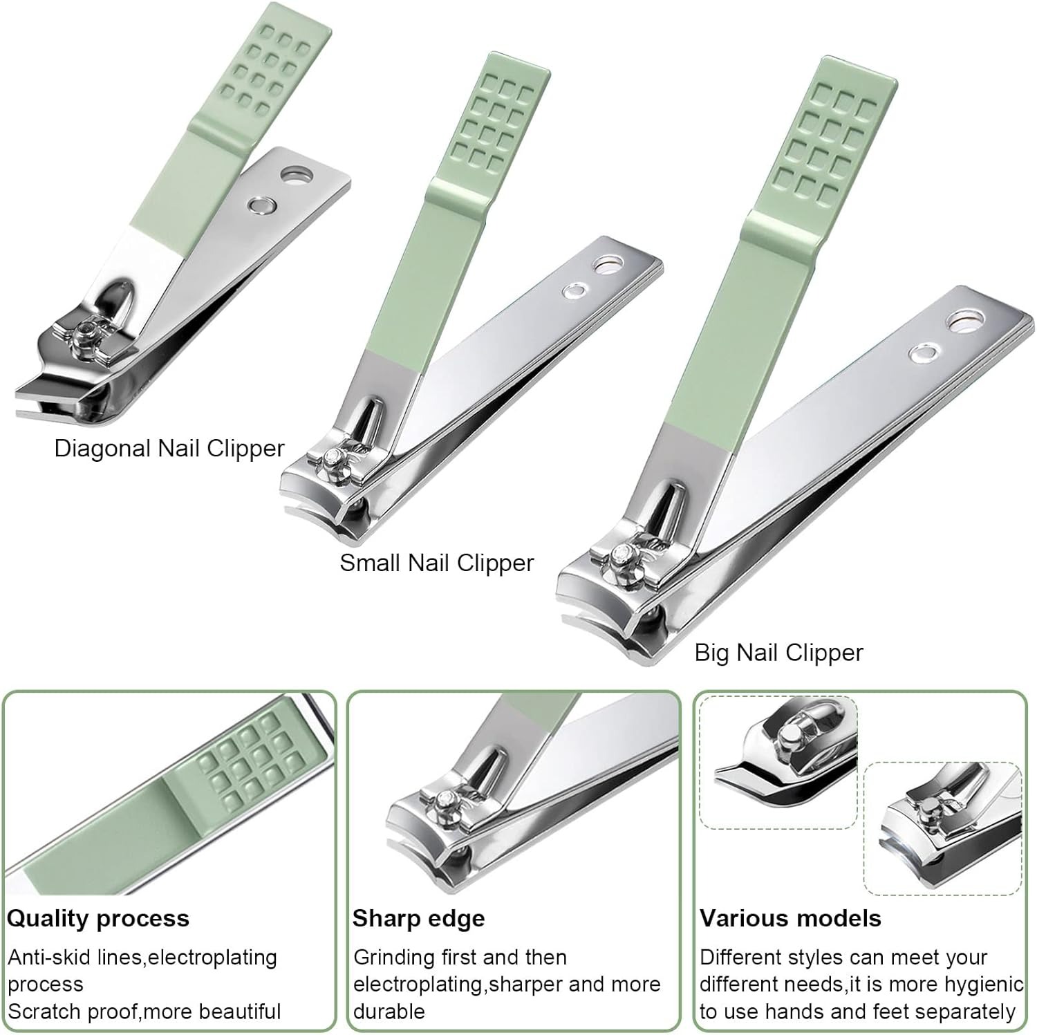 Manicure Set Pedicure Kit Nail - Men'S Grooming Fingernails recension och pris