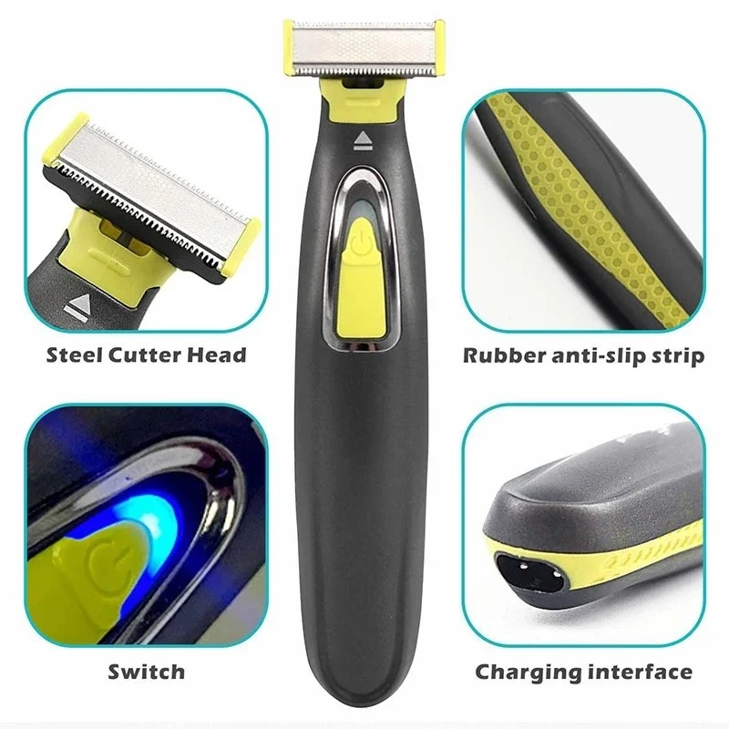Portable USB Charging Electric - Men Grooming Full Body recension och pris