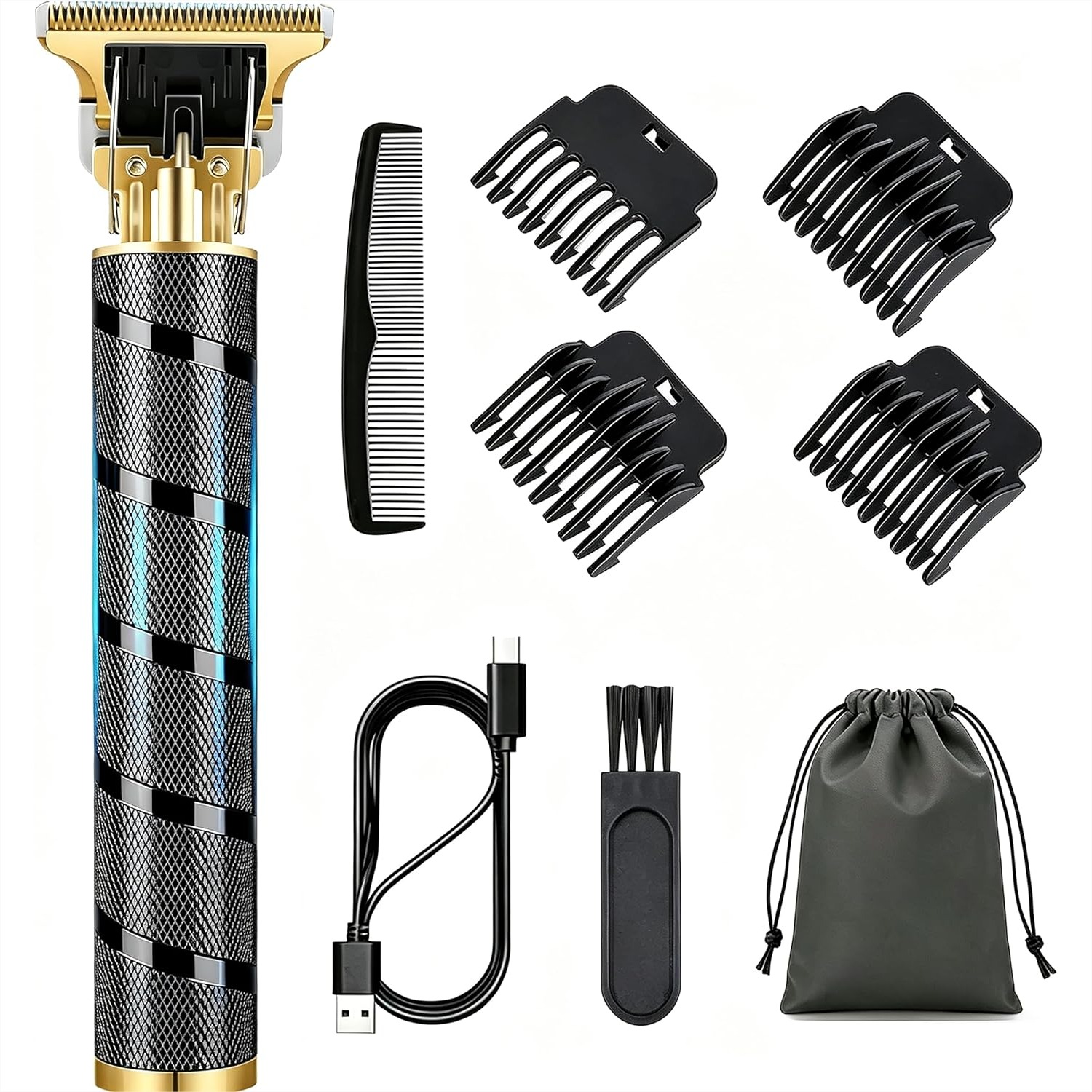 Cordless Hair Clipper and Bear - Men'S Grooming Products Kit recension och pris
