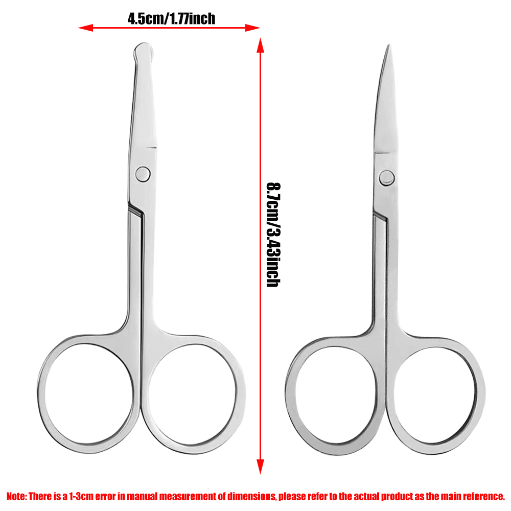 2/3PCS Eyebrow Scissors Stainl - Men'S Grooming Makeup recension och pris