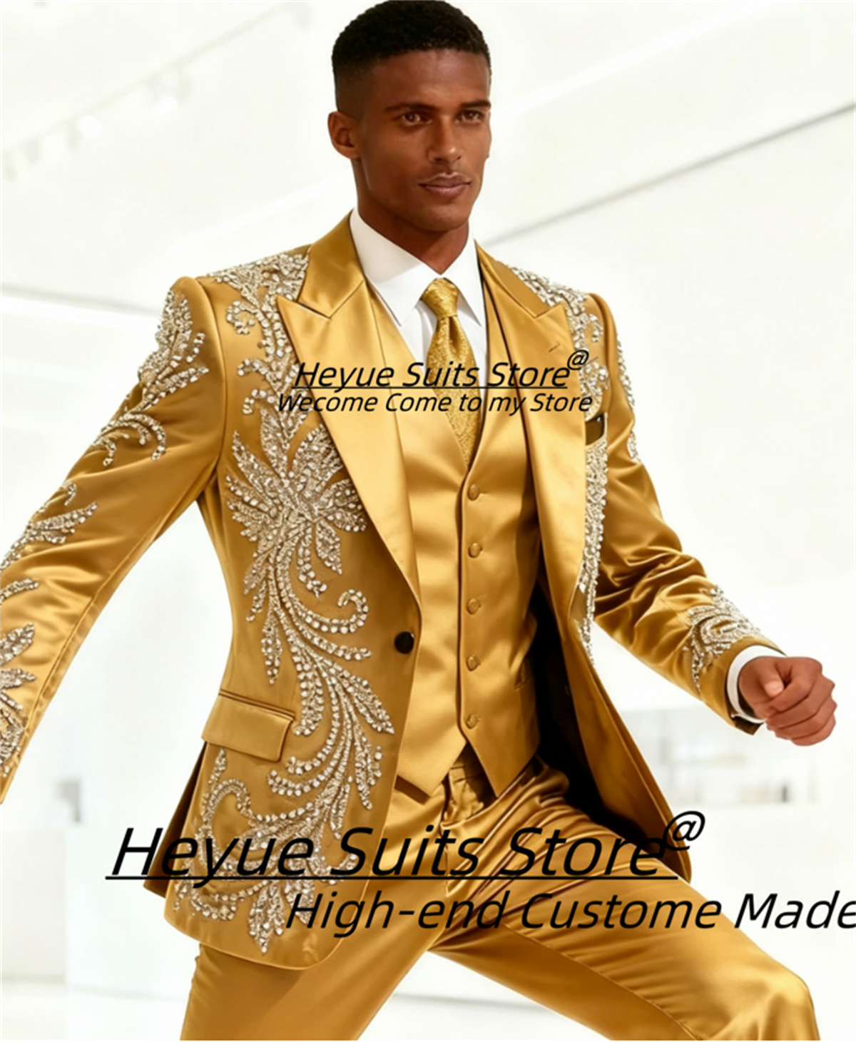 High End Customized Men Suit L - Men'S Grooming Room recension och pris