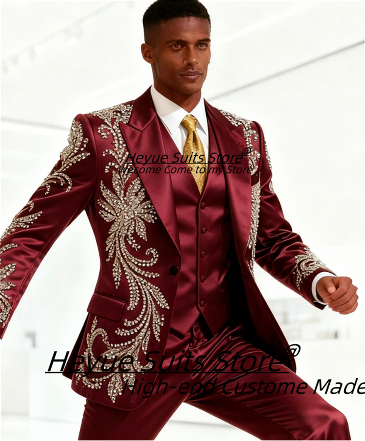 High End Customized Men Suit L - Men'S Grooming Room recension och pris