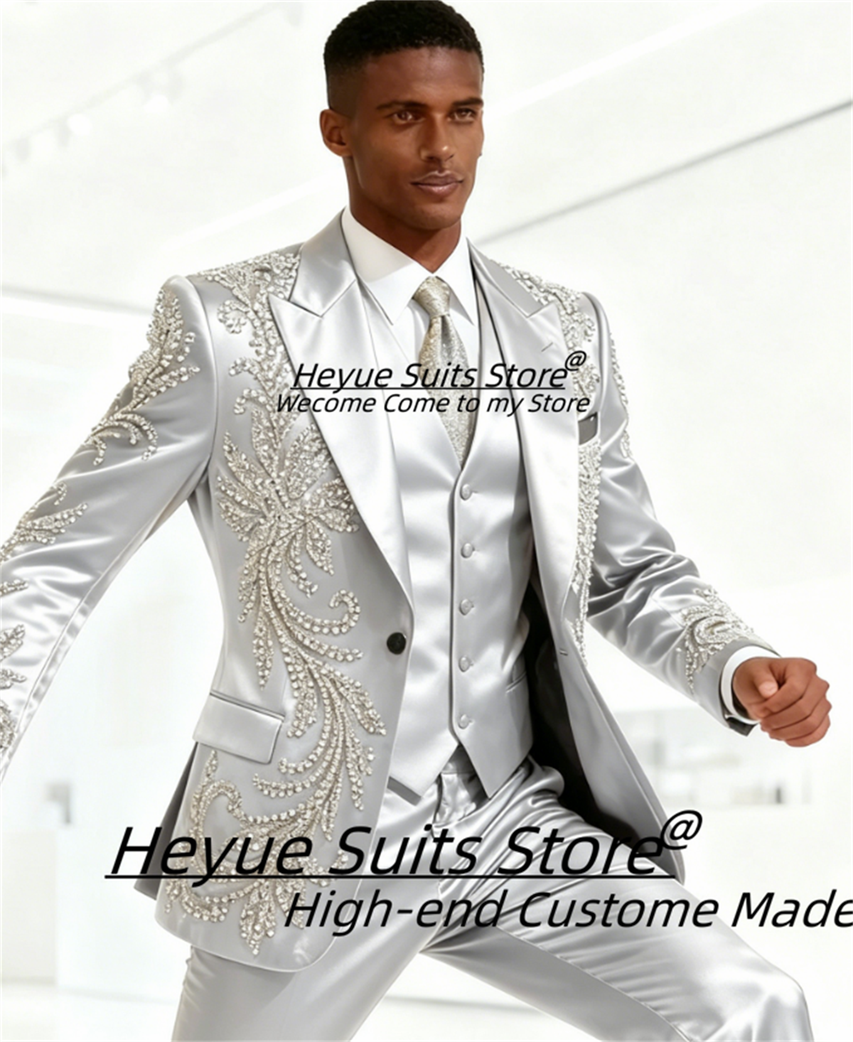 High End Customized Men Suit L - Men'S Grooming Room recension och pris