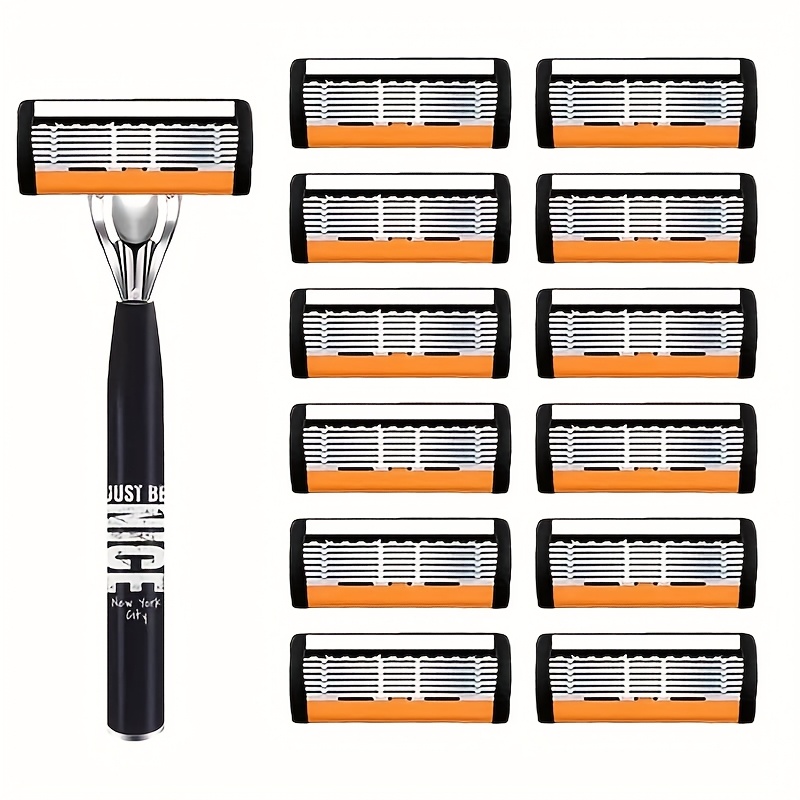 Men Stainless Steel Razor Shar - Men'S Grooming Blade recension och pris