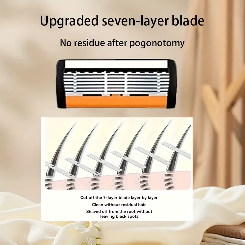 Men Stainless Steel Razor Shar - Men'S Grooming Blade recension och pris