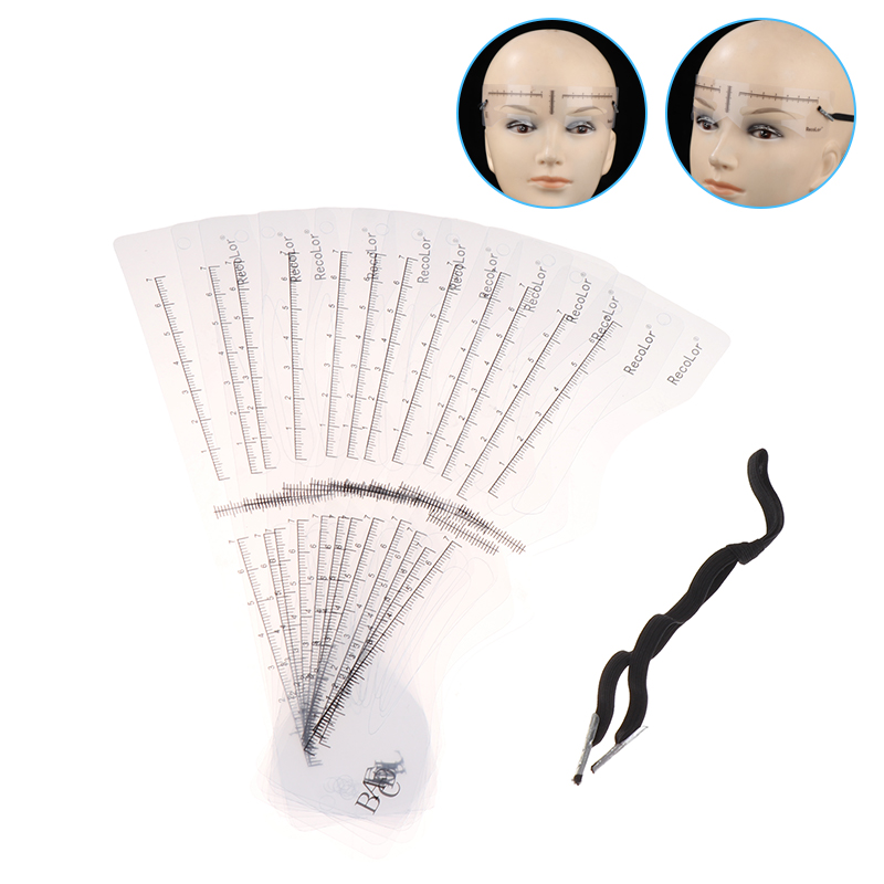 12Pcs Eyebrow Stencil Set Reus - Men'S Grooming Makeup recension och pris