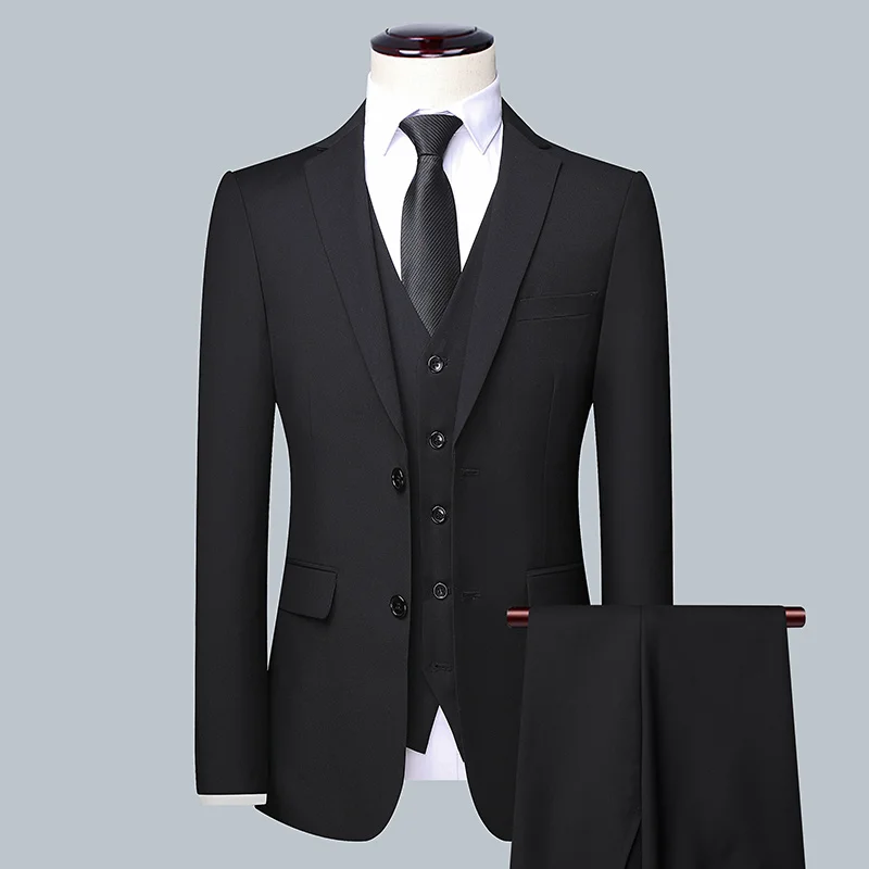 Men's Solid Color Business Sui - Men'S Grooming Room recension och pris