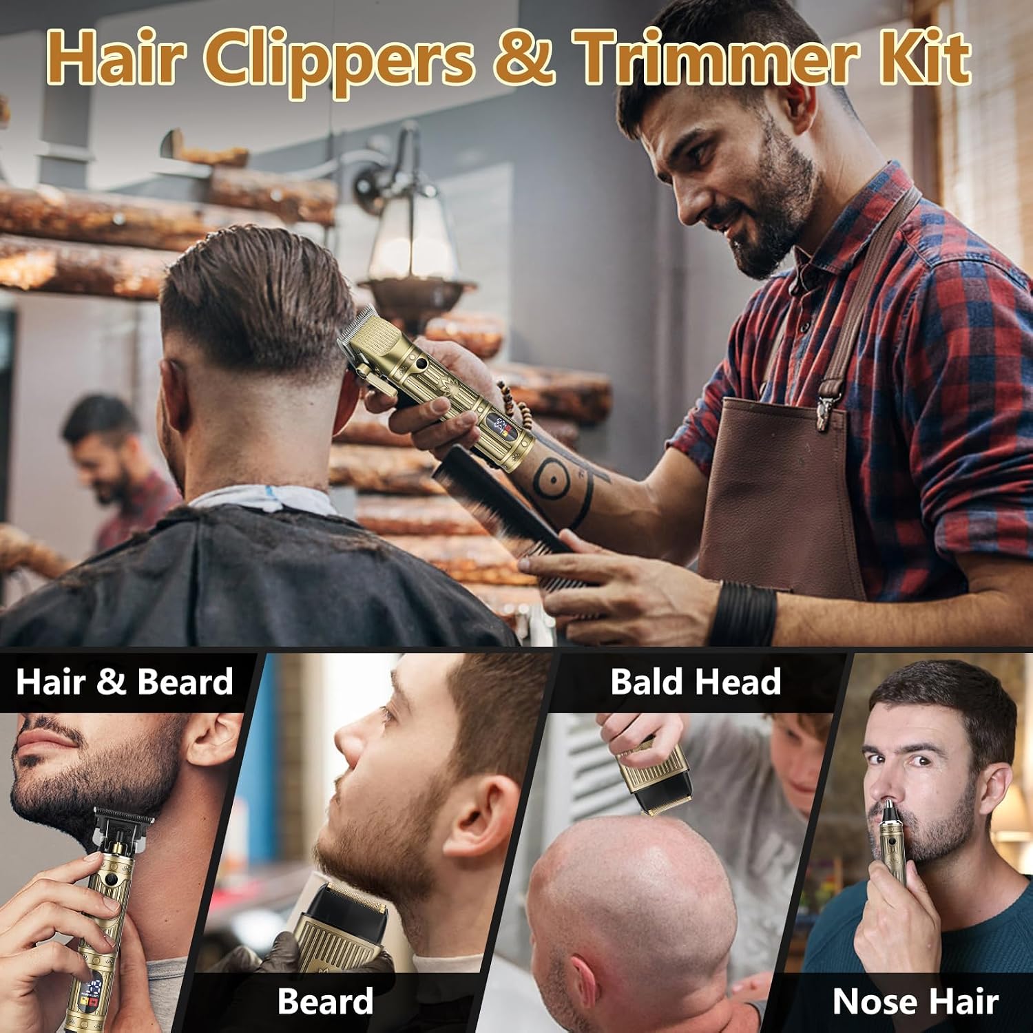 Hair Clippers for Men Cordless - Men'S Grooming Products Kit recension och pris