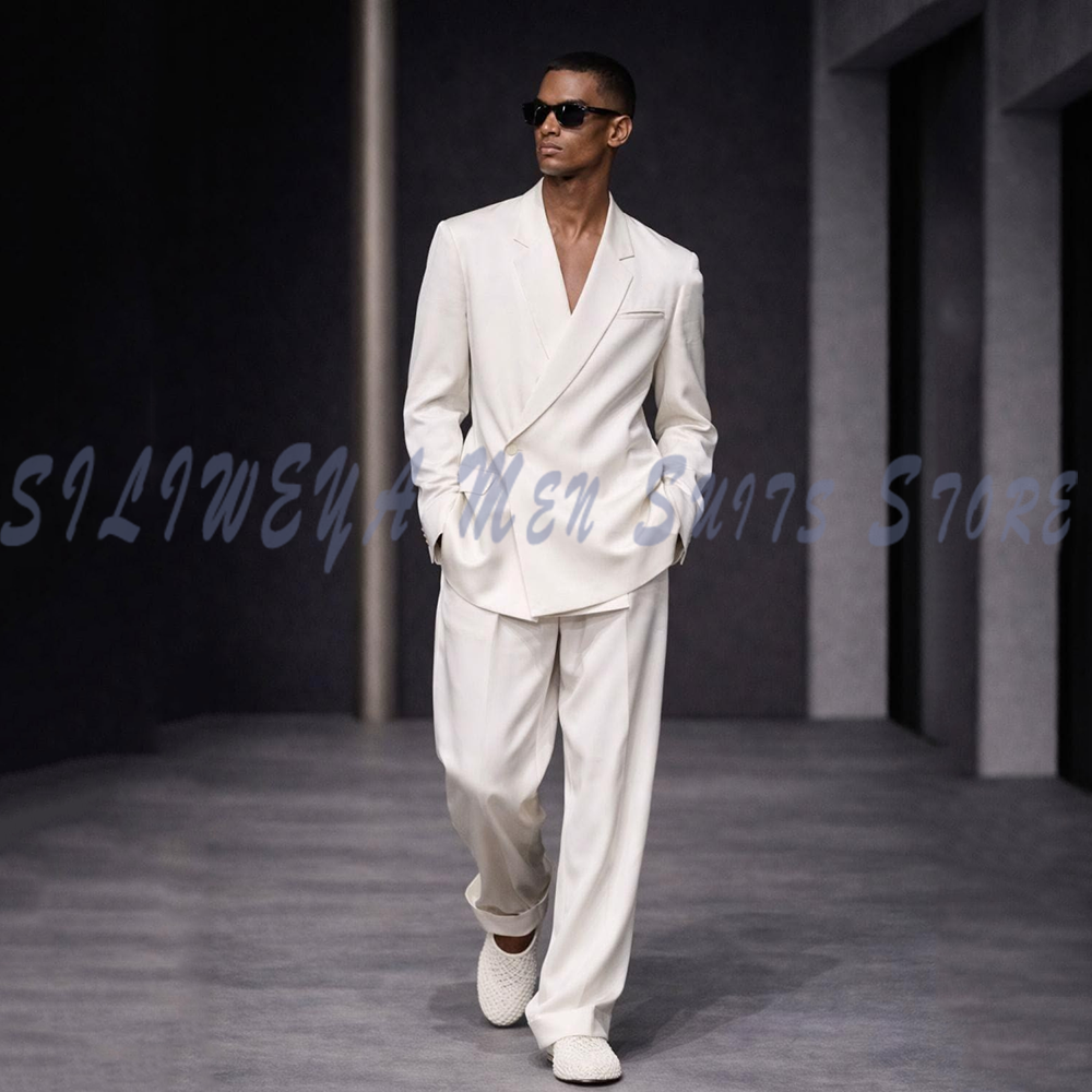 Formal Men's White Suit Two-Pi - Men'S Grooming Room recension och pris