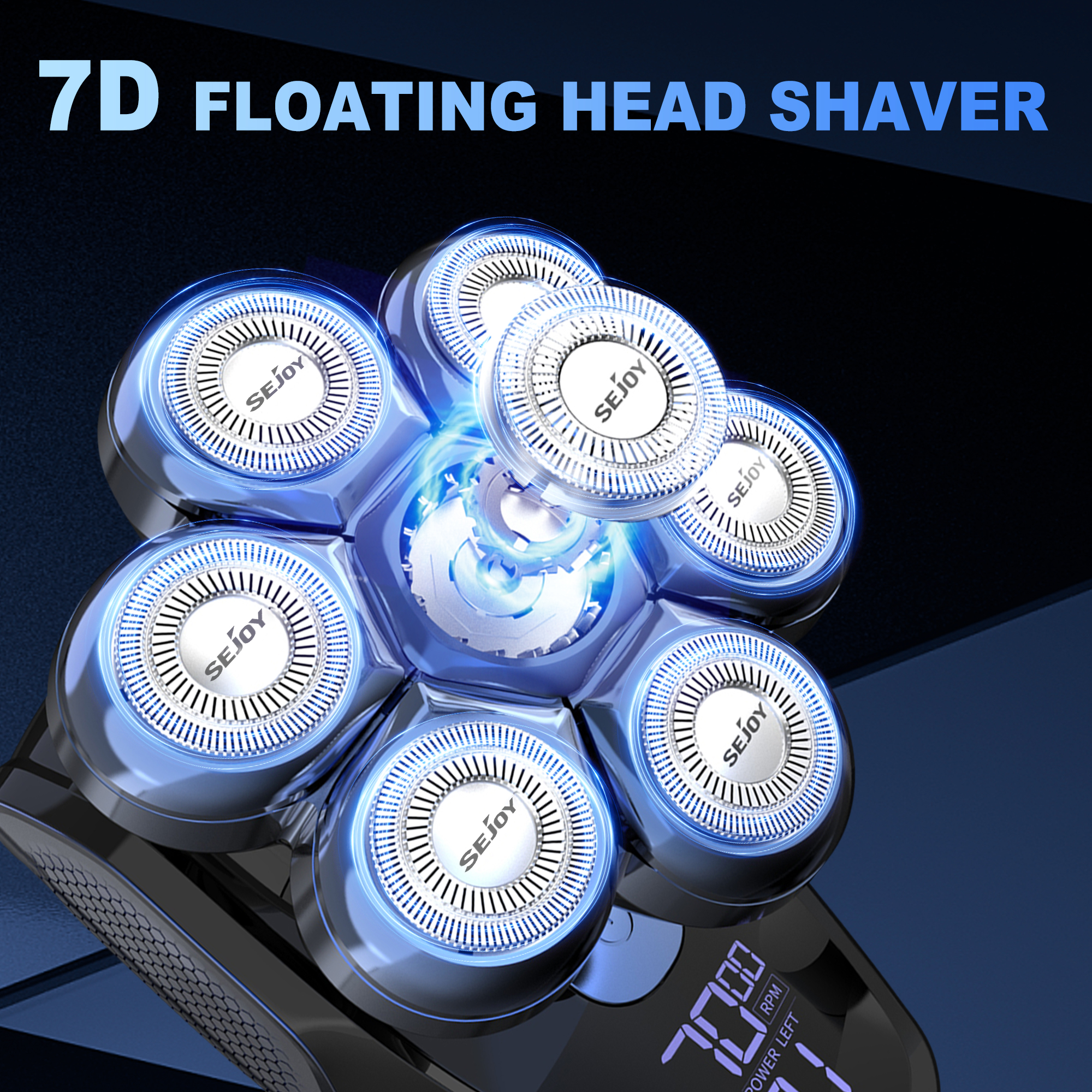 Sejoy 6-in-1 7D Head Shavers f - Men Grooming Full Body recension och pris
