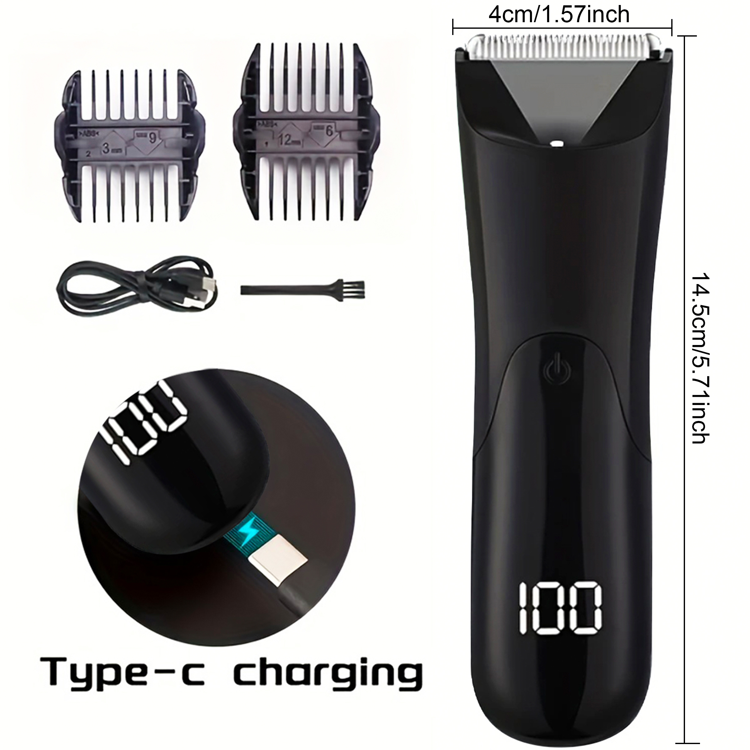 Man Beard Razor,Electric Body  - Men'S Grooming Hair And Body Wash recension och pris