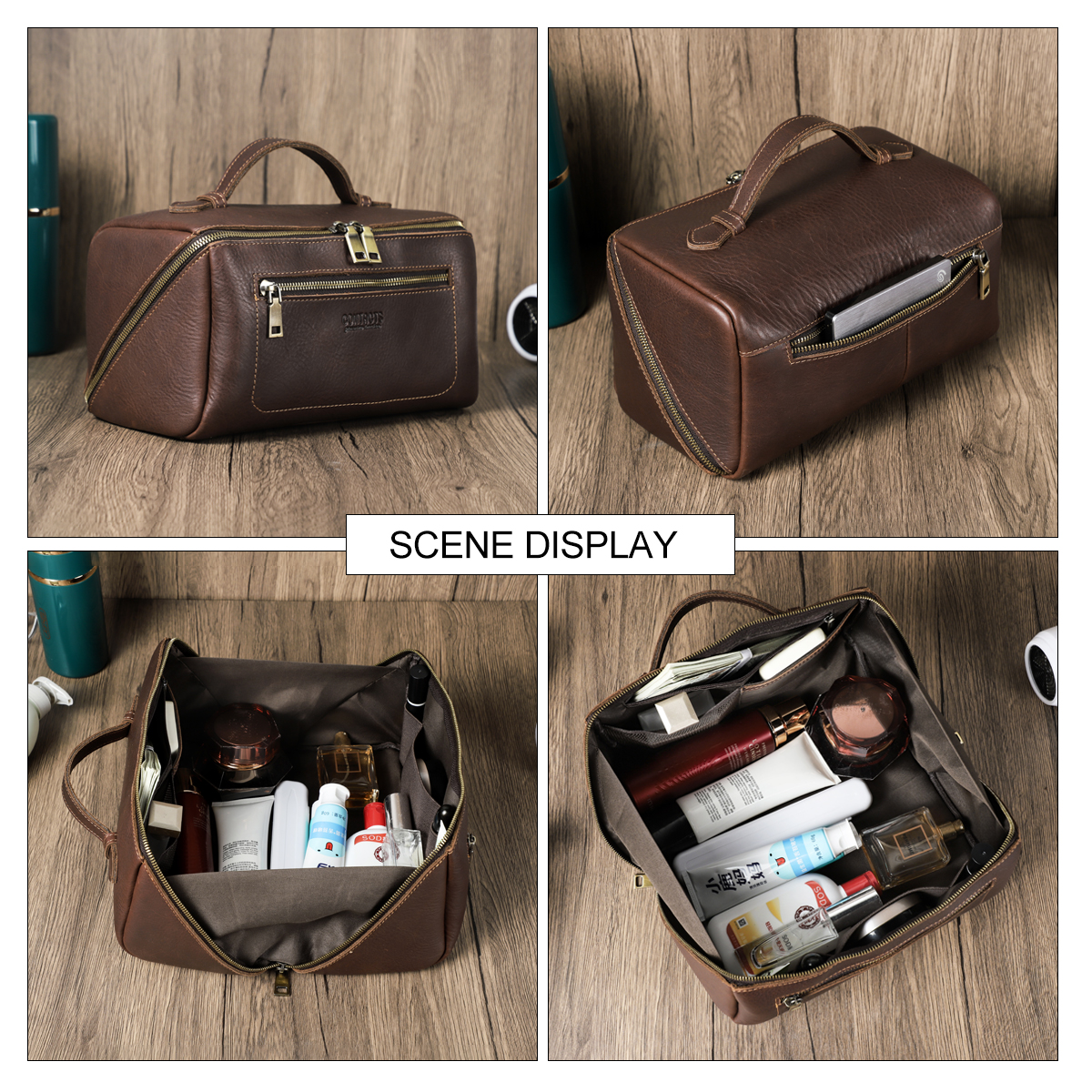 Personalized Cosmetic Bags Men - Men'S Grooming Makeup recension och pris