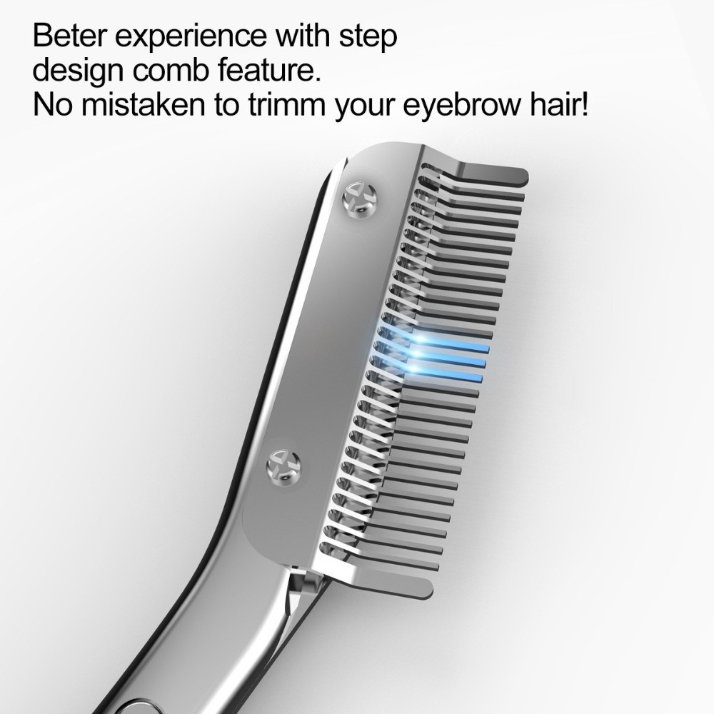Stainless Steel Eyebrow Scisso - Men'S Grooming Makeup recension och pris