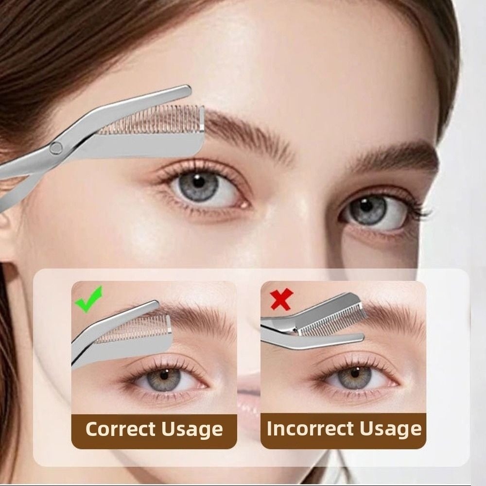 Stainless Steel Eyebrow Scisso - Men'S Grooming Makeup recension och pris
