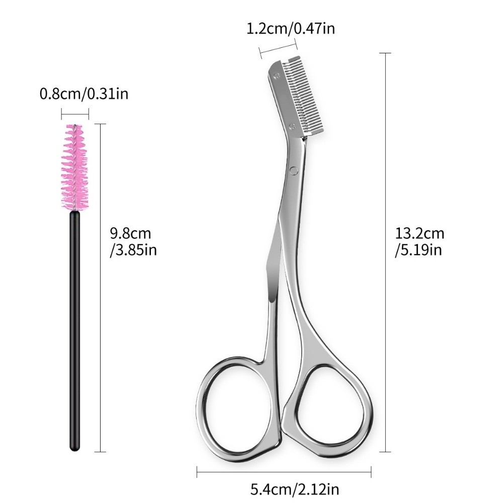 Stainless Steel Eyebrow Scisso - Men'S Grooming Makeup recension och pris