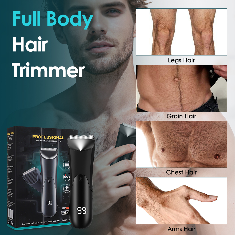 Man Beard Shaver Electric Groi - Men'S Grooming Blade recension och pris