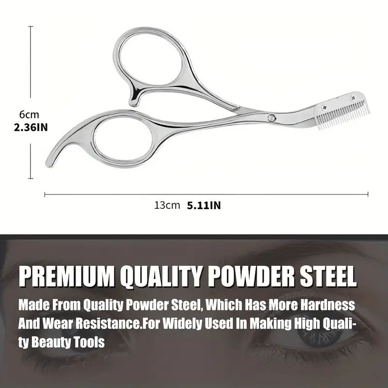 Stainless Steel Eyebrow Trimme - Men'S Grooming Makeup recension och pris