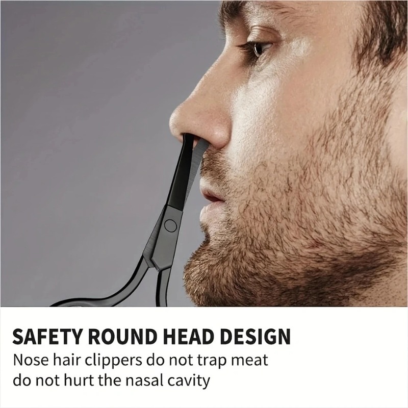 Professional Nose Hair Scissor - Men'S Grooming Makeup recension och pris